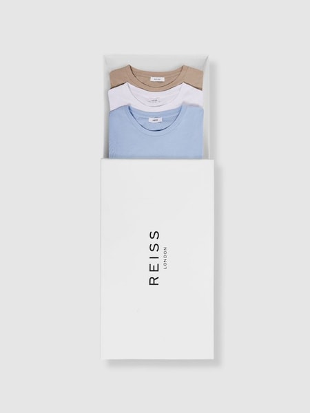 Three Pack Of Crew Neck T-shirts in Neutral (T44885) | £78