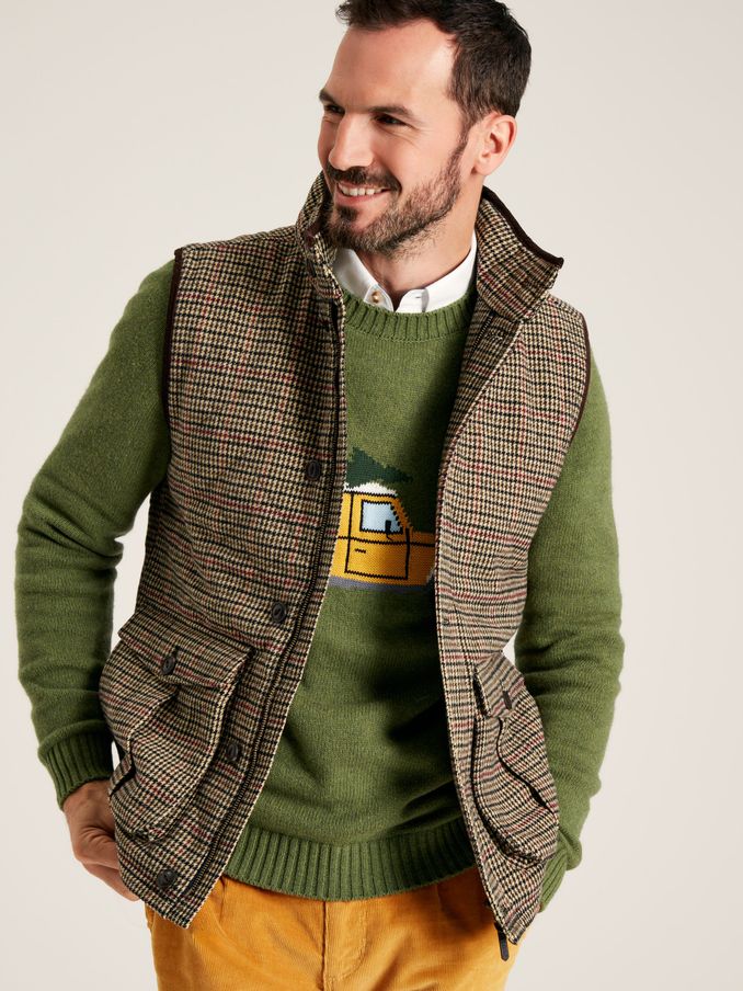 Joules mens gilet sale store