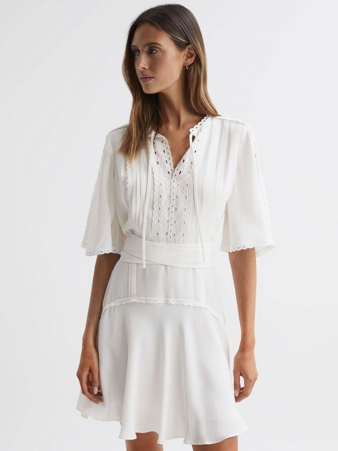Reiss clearance white dress