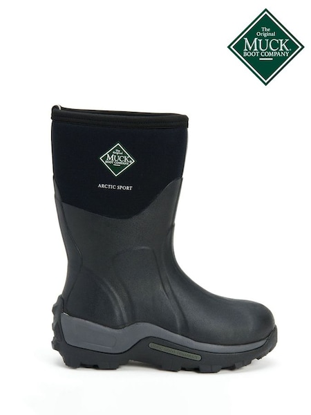 Muck Boots Black Arctic Sport Short Wellies (T74711) | £135