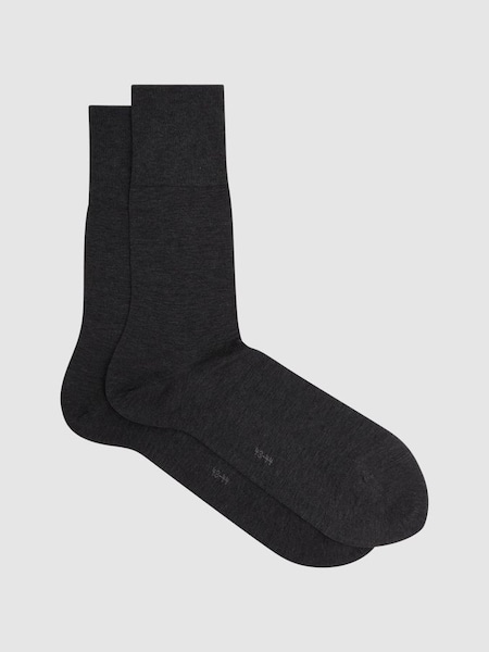 Falke Crew Socks in Dark Grey (U11421) | £18
