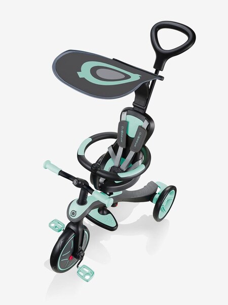 Globber Explorer 4-in-1 Trike with Headrest in Mint (U29109) | £140