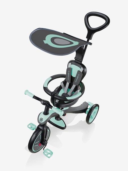 Globber Explorer 4-in-1 Trike with Headrest in Mint (U29109) | £126