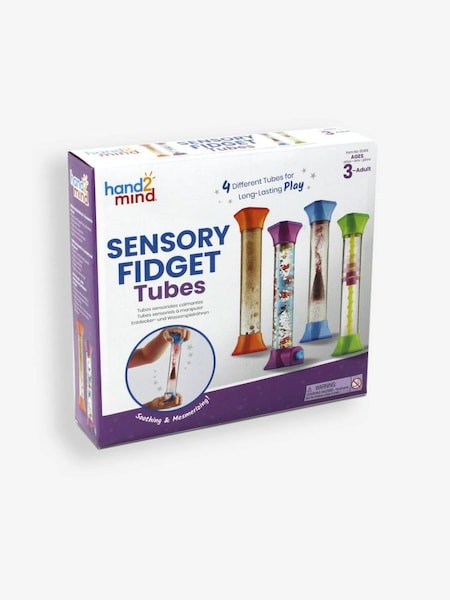 Learning Resources Sensory Fidget Tubes, Set of 4 (U52713) | £33