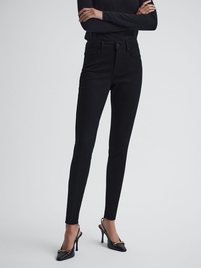 Reiss coated jeans top