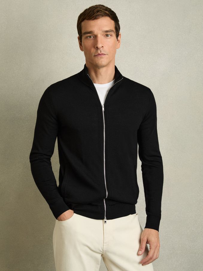 Reiss cardigan mens new arrivals