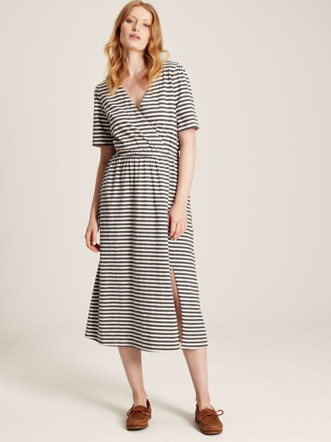 Ladies striped dresses uk sales