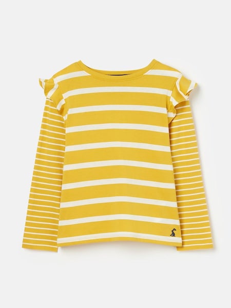 Elora Yellow Long Sleeve Jersey Top (U75390) | £14.95 - £18.95