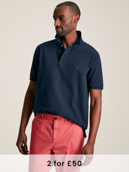 Woody Navy Blue Classic Fit Polo Shirt (U75400) | £29.95