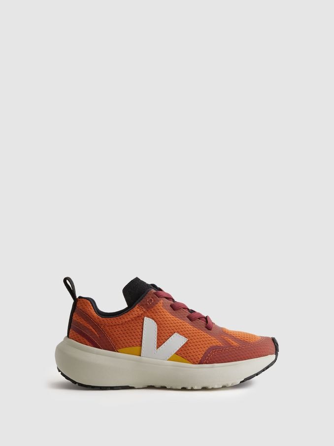 Orange boys trainers top
