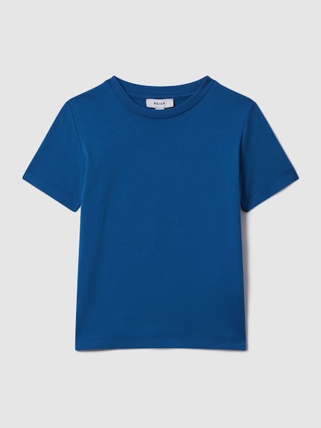 Teen Crew Neck T-Shirt in Lapis Blue (125989) | $25