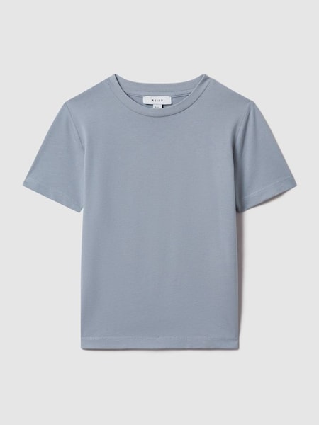Teen Crew Neck T-Shirt in China Blue (150696) | $25