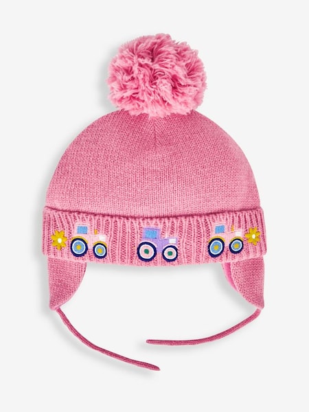 Tractor Embroidered Hat in Pink (161157) | €21.50