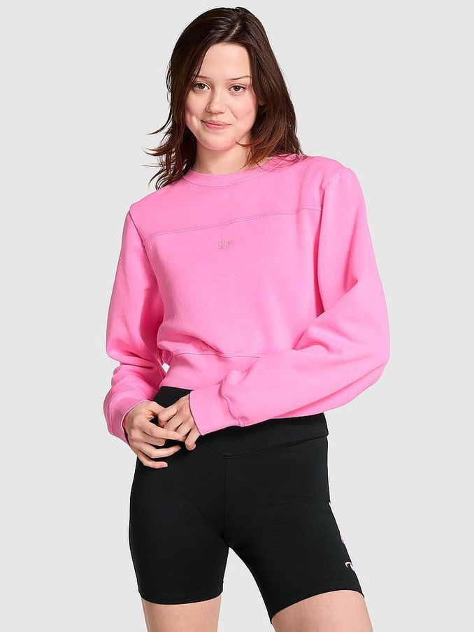 Pink sweat top hotsell