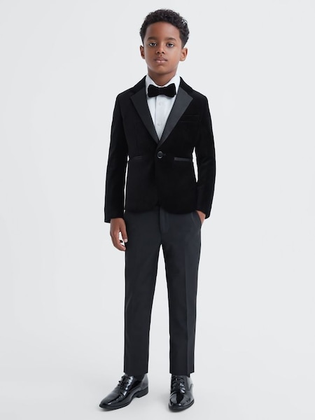 Senior Velvet黑色单排扣西装外套 (163162) | HK$1,780