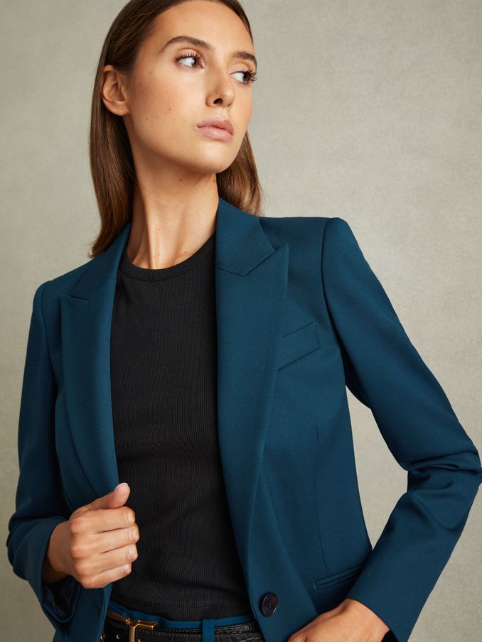 Ladies navy blazer petite shop