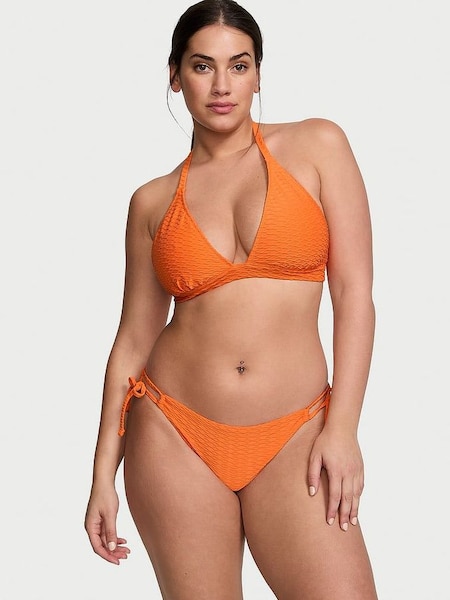 Sunset Orange Fishnet Tie Side Swim Bikini Bottom (187398) | €29