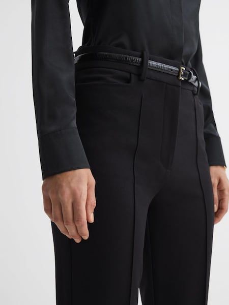 Flared Suit Trousers in Black (192289) | $180
