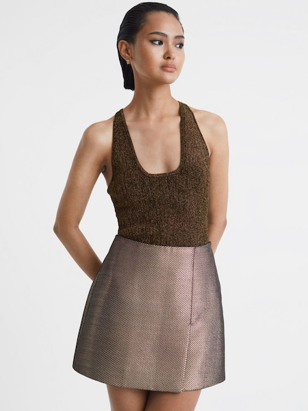 Metallic Racerback Vest in Bronze (271343) | €69