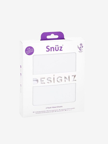 SnuzPod 2-Pack Crib Fitted Sheets White (318669) | €22.50