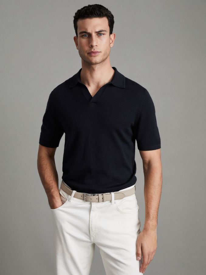 Smart casual best sale men polo shirt