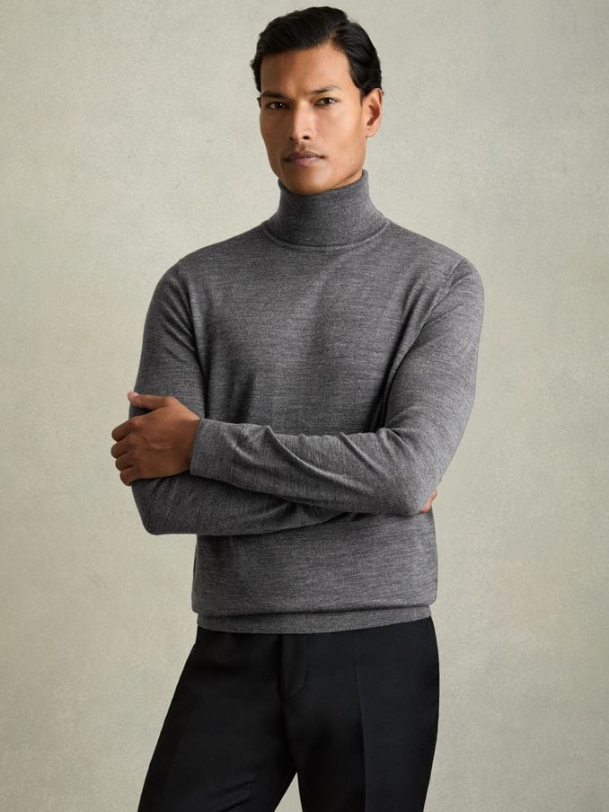 Mens slim sales fit jumpers uk