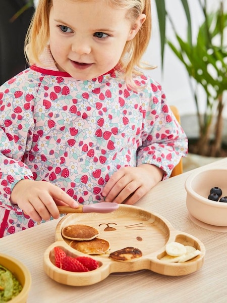 Deluxe Sleeved Bib in Pink Strawberry (431441) | €17