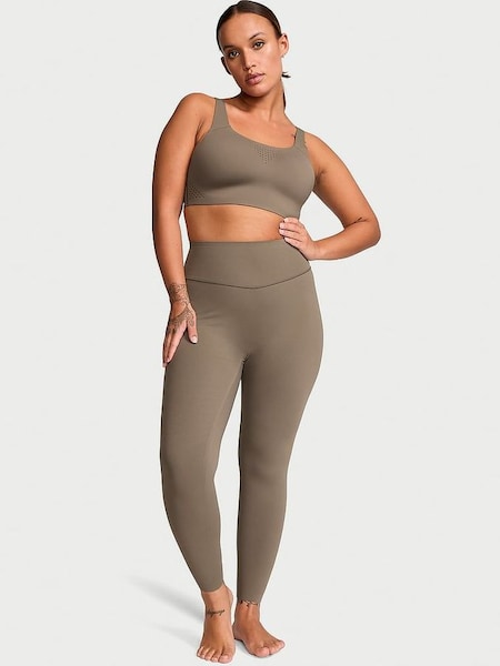 Terra Olive Green 7/8 Length Elevate Light Compression Leggings (437497) | €63