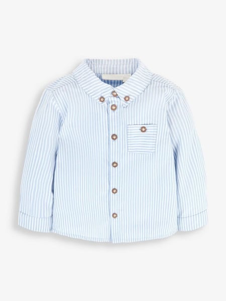 Blue Ticking Stripe Long Sleeve Shirt (522657) | €29
