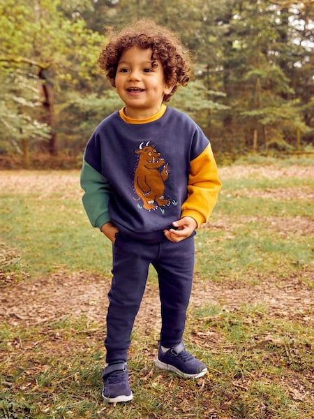 Navy Kids' The Gruffalo Appliqué Sweatshirt & Joggers With Pet In Pocket Set (535190) | €51