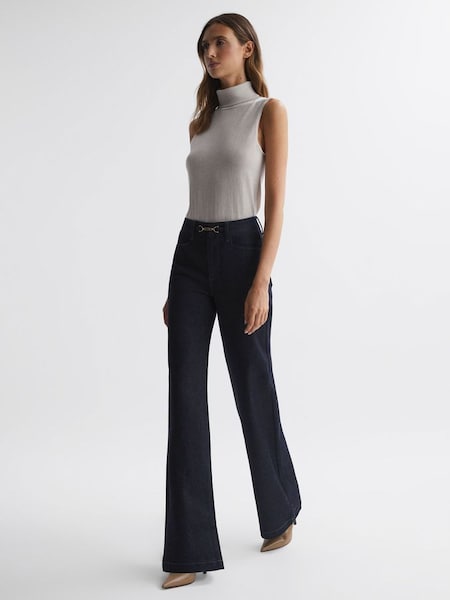 Paige High Rise Flared Jeans in Montecito (543912) | $309