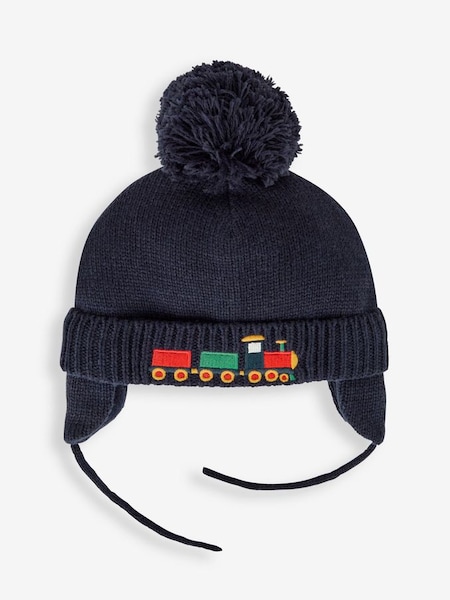 Indigo Boys' Train Embroidered Hat (545564) | €8