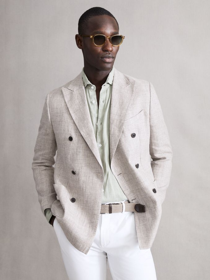 Mens linen hotsell blazer sale