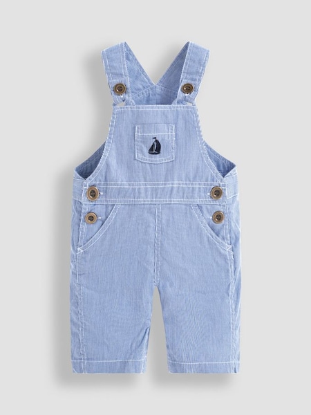 Ticking Stripe Baby Dungarees in Blue (584317) | €31.50