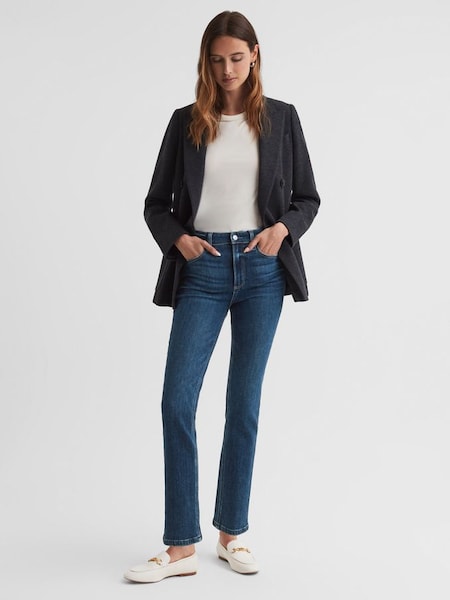 Paige - Cropped jeans met hoge taille in Soleil (587954) | € 360