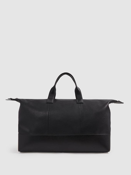 Leather Travel Bag in Black (594731) | HK$4,480