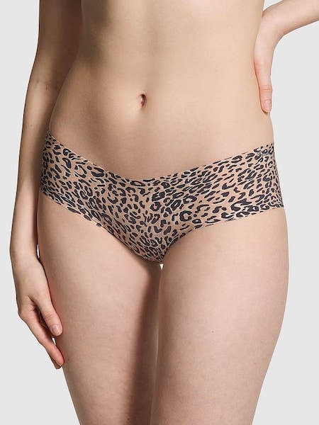 Leopard Brown Hipster No Show Knickers (596010) | €10.50