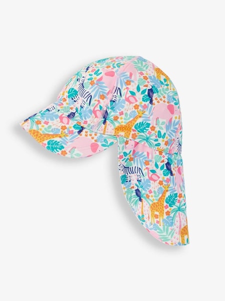 Girls' Kids' Whale Flap Jungle Sun Protection Hat UPF 50 in Pink (615709) | $22