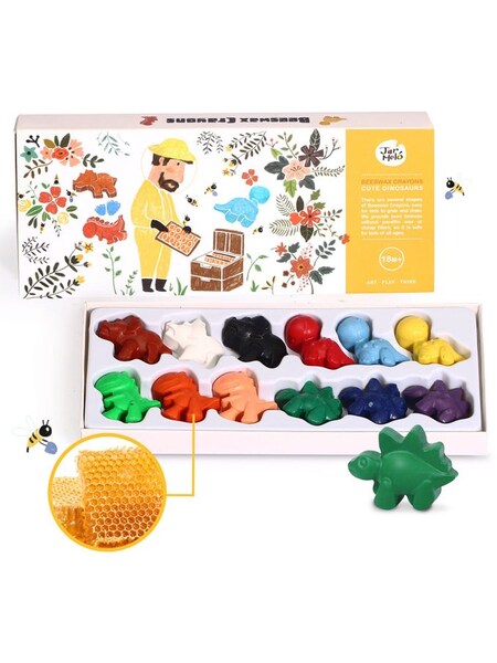 Jar Melo Beeswax Dinosaur Crayons (642030) | €9.50