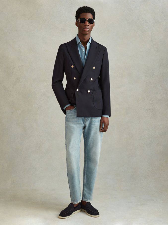 Men s BLAZER COLLARED Sale Reiss France