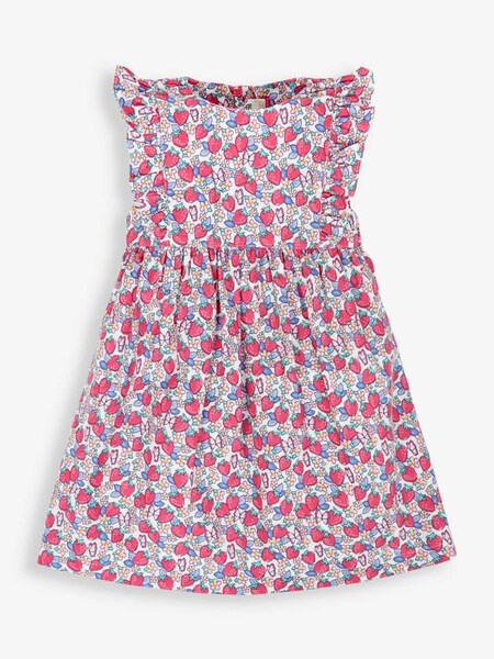 Pretty Strawberry Print Summer Dress in Pink (668545) | $19