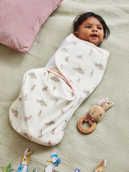 Flopsy Bunny Print Swaddle with Zip (730561) | €31.50