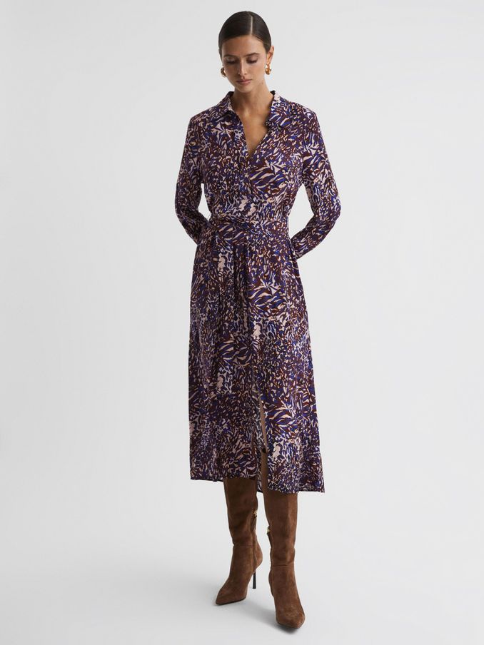 Leopard print shirt dress australia clearance