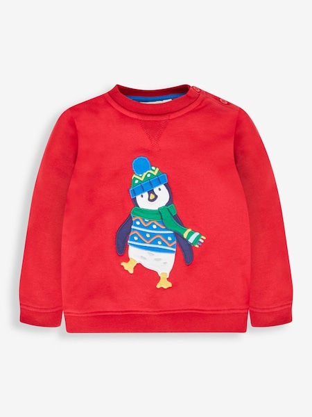 Red Penguin Appliqué Sweatshirt (755906) | €39