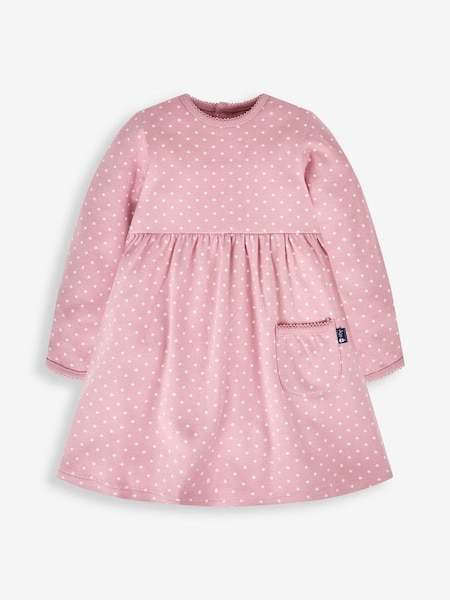 Pink/Cream Spot Spot Classic Jersey Dress (756642) | €22.50