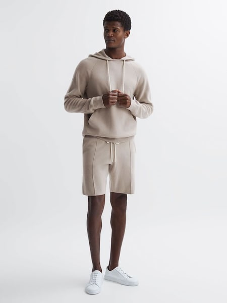 Paige Drawstring Hoodie in Dried Stone (759639) | $342