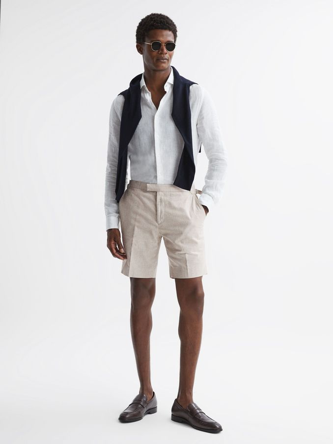 Mens dress shorts sale clearance