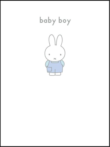 MIFFY BABY BOY CARD (789676) | €3.50