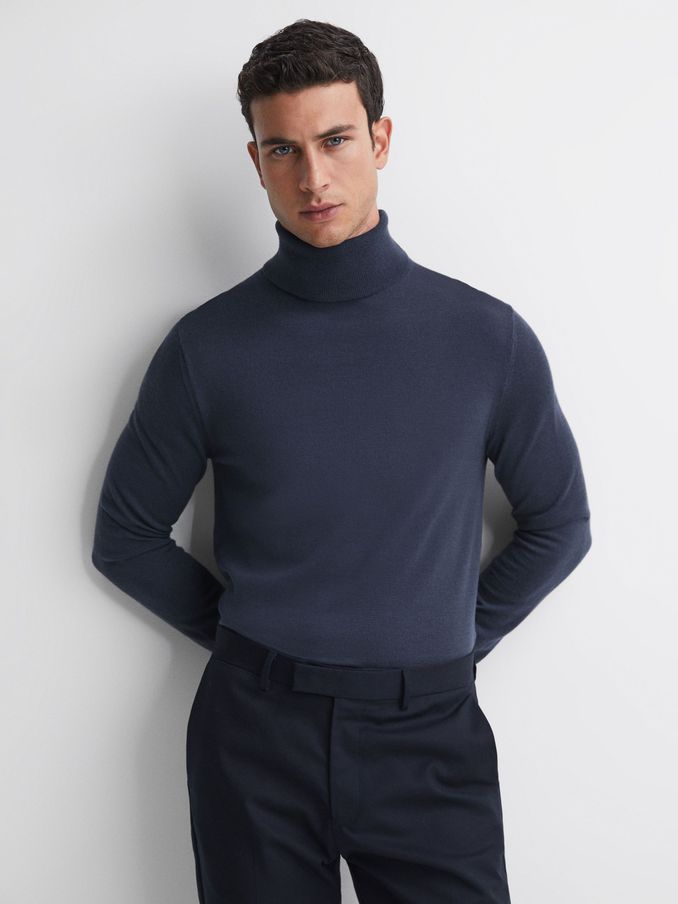 Merino wool online mens jumper sale