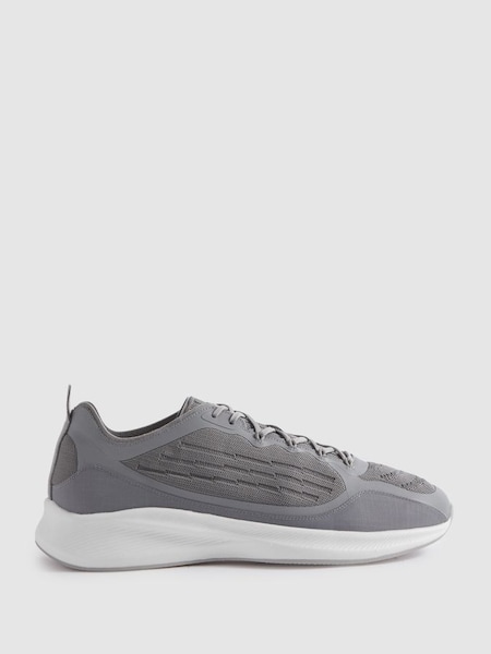 Hybrid Knit Running Trainers in Grey (795764) | $350
